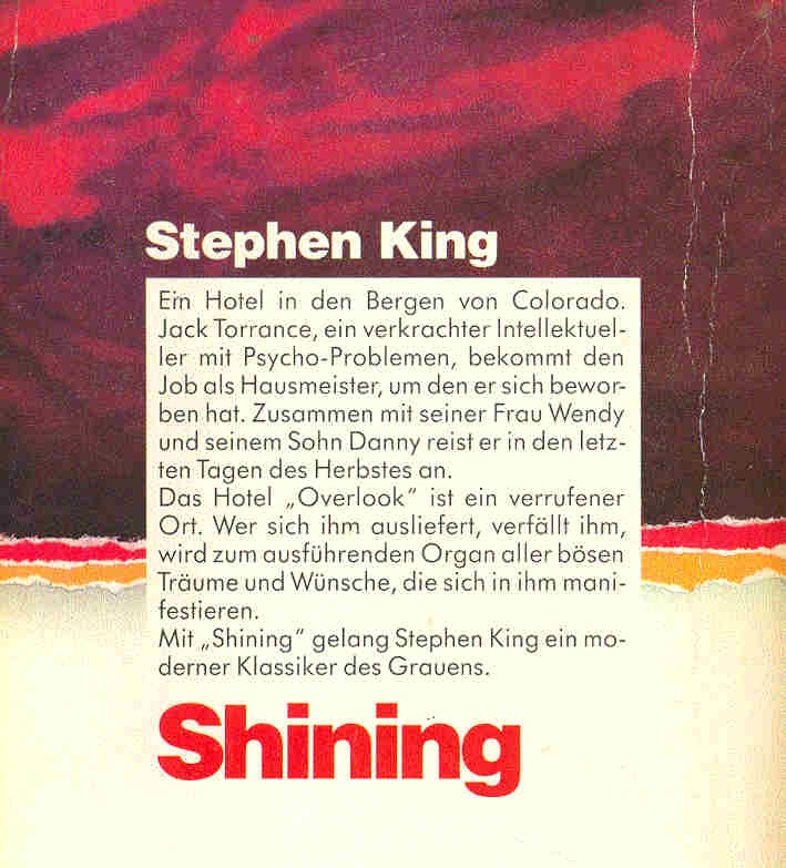 Stephen King - Shining (német)