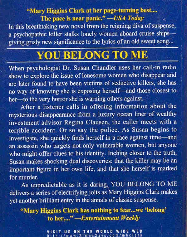 Mary Higgins Clark - You Belong to Me