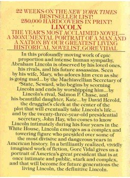 Vidal, Gore - Lincoln Vidal, Gore - Lincoln, null 1985 antikvár könyv