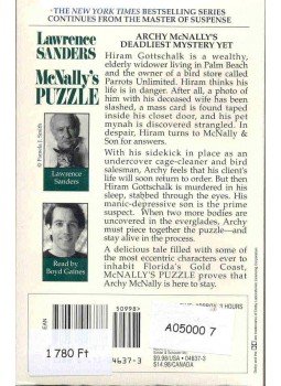 Sanders, Lawrence - McNally's Puzzle Sanders, Lawrence - McNally's Puzzle, null 2002 antikvár könyv