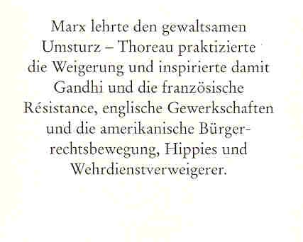 Thoreau, Henry David - Über die Pflicht zum Ungehorsam gegen den Staat