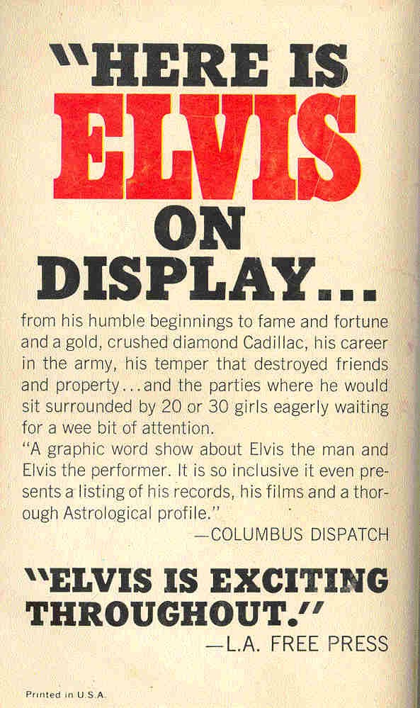 HOPKINS, JERRY - Elvis - A Biography