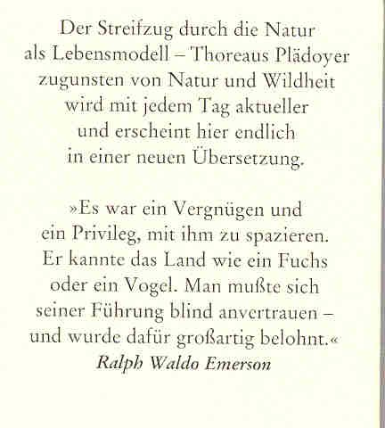 Thoreau, Henry David - Vom Spazieren (Eredeti cím: Walking)