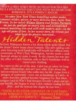 Jayne Ann Krentz - Hidden Talents Jayne Ann Krentz - Hidden Talents, null 1993 antikvár könyv
