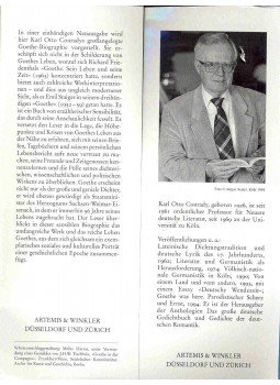 CONRADY, KARL OTTO - Goethe - Leben und Werk CONRADY, KARL OTTO - Goethe - Leben und Werk, null 1999 antikvár könyv