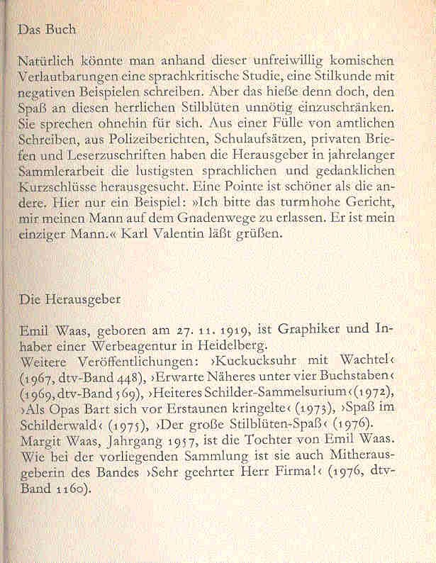 Waas, Margit,Waas, Emil - Es fängt damit an, daß am Ende der Punkt fehlt