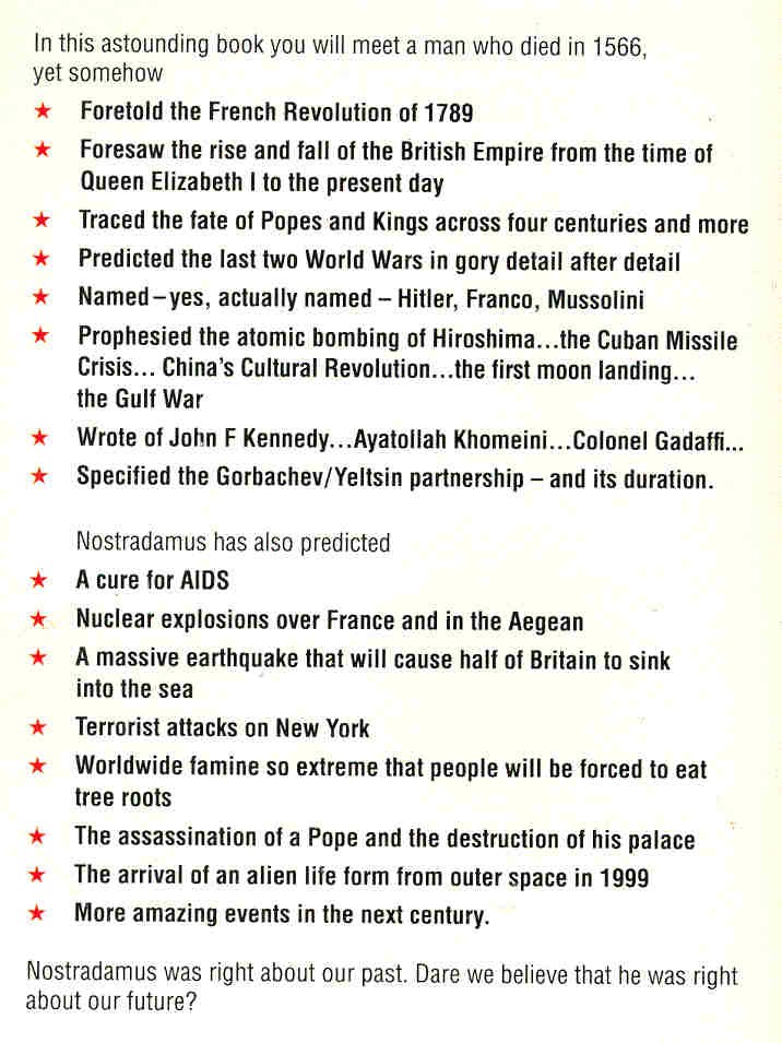 BRENNAN, J. H. - Nostradamus - Visiions of the Future