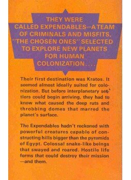 AVERY, RICHARD - The Expendables #1 - The Deathworms of Kratos, null 1975 antikvár könyv
