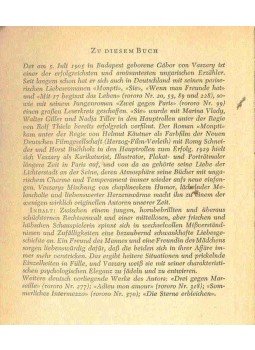 VASZARY, GÁBOR VON - Heirate mich Chéri, null 1960 antikvár könyv