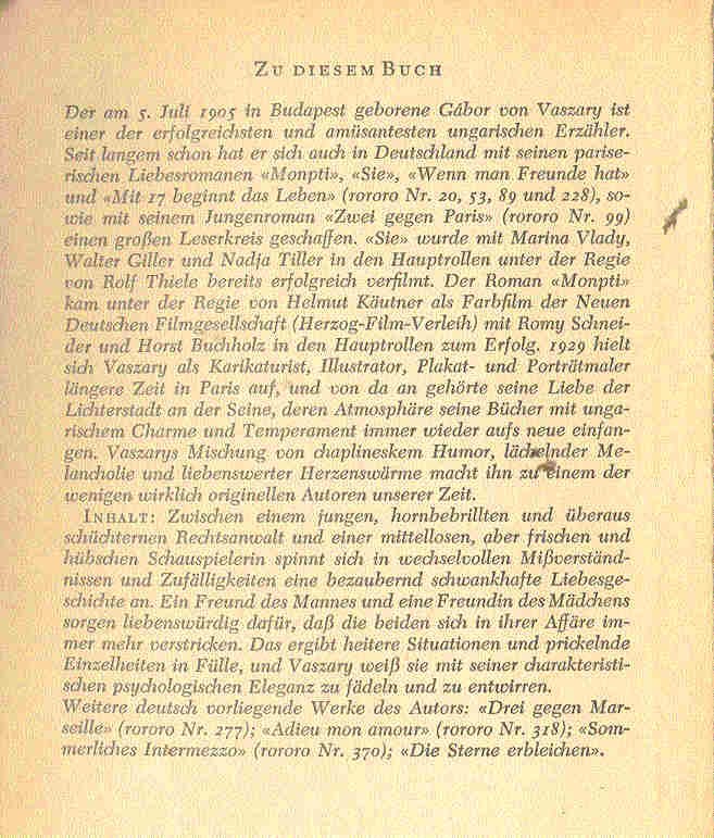 VASZARY, GÁBOR VON - Heirate mich Chéri