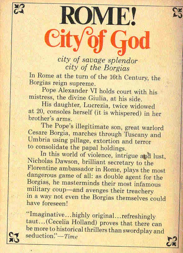Holland, Cecelia - City of God
