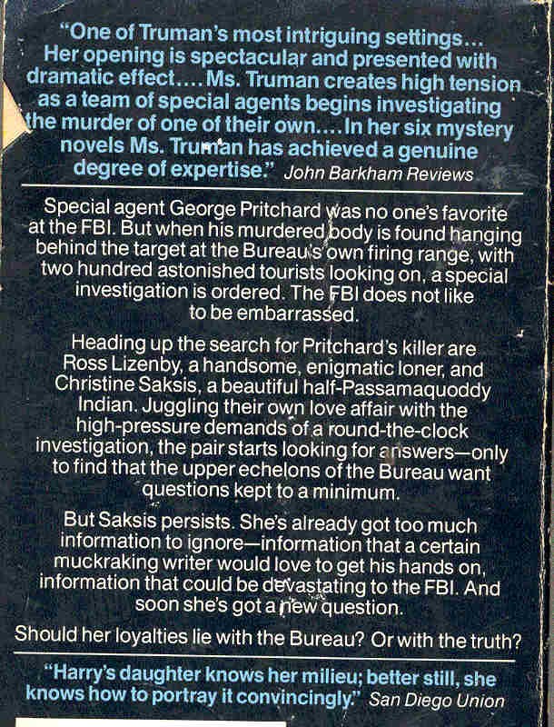 Truman, Margaret - Murder at the FBI