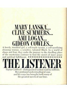 Caldwell, Taylor - The Listener Caldwell, Taylor - The Listener, null 1971 antikvár könyv