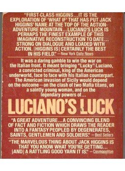 Jack Higgins - Luciano's Luck Jack Higgins - Luciano's Luck, null 1982 antikvár könyv
