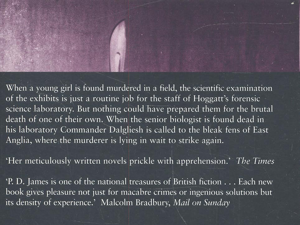 JAMES, P.D. - Death of an Expert Witness
