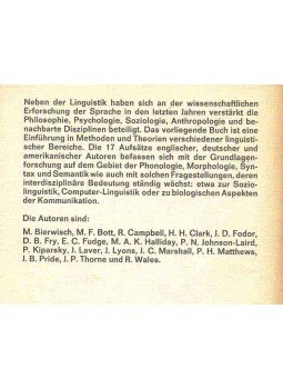 LYONS, JOHN - Neue Perspektiven in der Linguistik (Eredeti cím: New Horizons in Linguistics), null 1975 antikvár könyv
