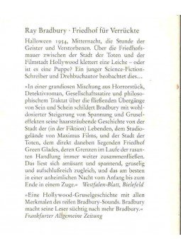 Ray Bradbury - Friedhof für Verrückte Ray Bradbury - Friedhof für Verrückte, null 1994 antikvár könyv