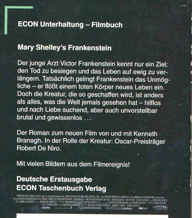 Mary Shelley  - Frankenstein (angol)