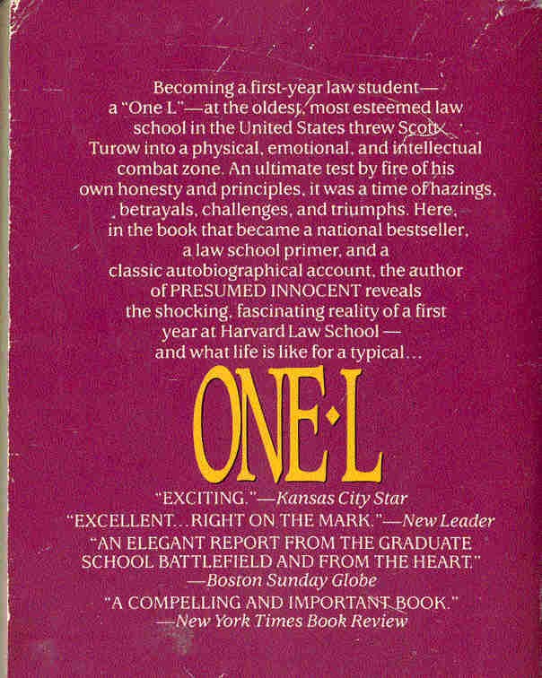 Scott Turow - One L
