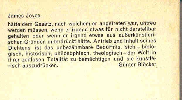 James Joyce - Ulysses - Band I.