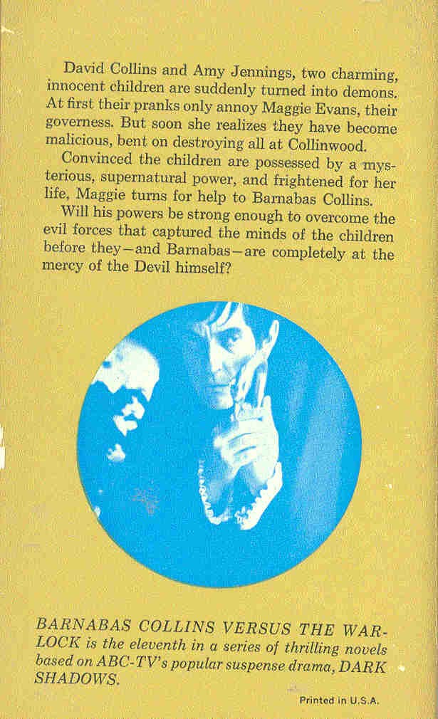 Ross, Marilyn - Barnabas Collins versus The Warlock