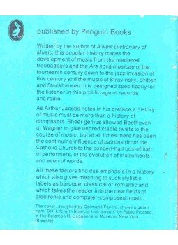 JACOBS, ARTHUR - A Short History of Western Music, null 1972 antikvár könyv