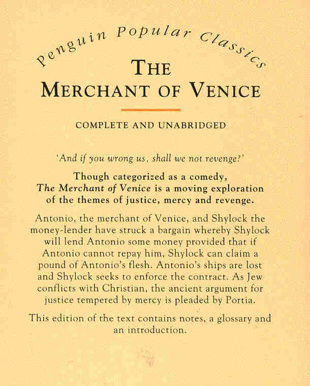 William Shakespeare - The Merchant of Venice
