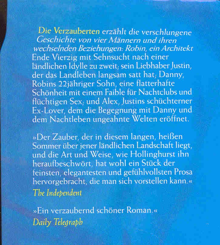 Alan Hollinghurst - Die Verzauberten (Eredeti cím: The Spell)