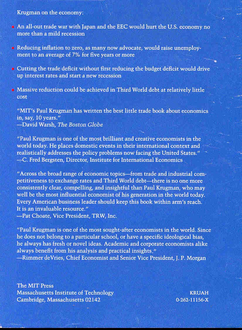 Krugman, Paul - The Age of Diminished Expectations - U.S. Economic Policy in the 1990s