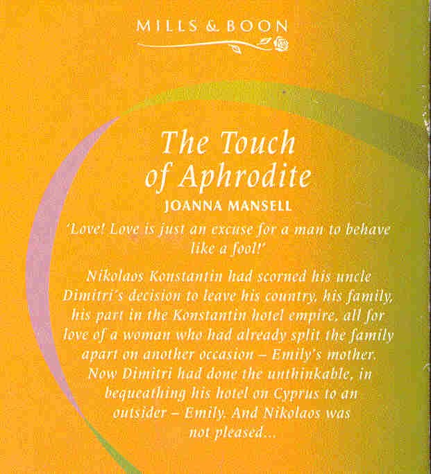 Mansell, Joanna - The Touch of Aphrodite