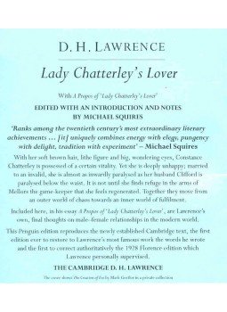 D. H. Lawrence - Lady Chatterley's Lover D. H. Lawrence - Lady Chatterley's Lover, null 1999 antikvár könyv
