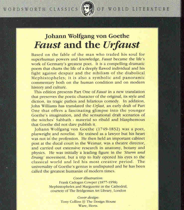 Johann Wolfgang Goethe - Faust