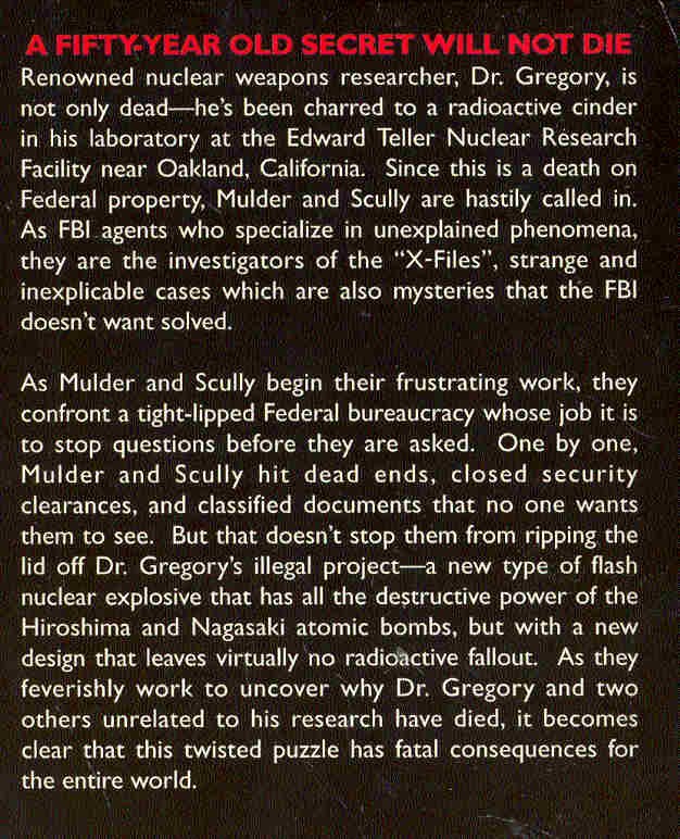 Anderson, Kevin J. - The X Files - Ground Zero