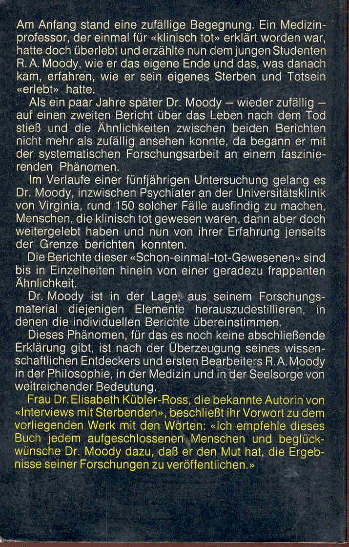 Moody, Raymond A. - Leben nach dem Tod