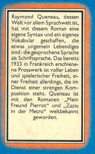 Queneau, Raymond - Der Hundszahn