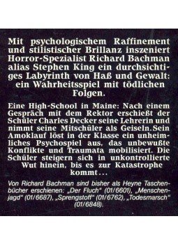 Bachman, Richard - Amok Bachman, Richard - Amok, null 1989 antikvár könyv