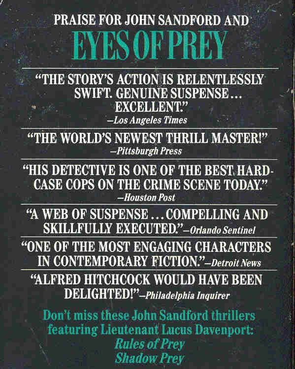 John Sandford - Eyes of Prey