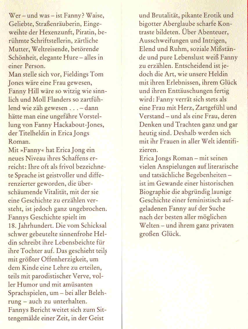 Jong, Erica - Fanny