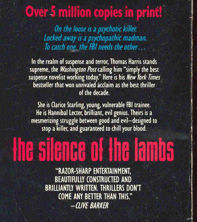 Thomas Harris - The Silence of the Lambs