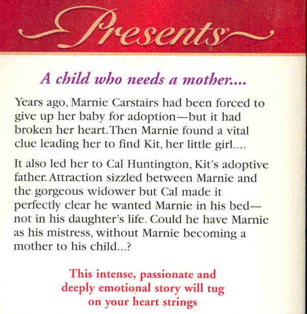Field, Sandra - The Mother of His Child