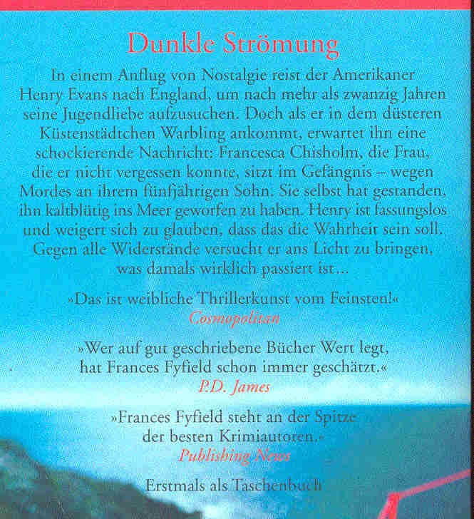 FYFIELD, FRANCES - Dunkle Strömung