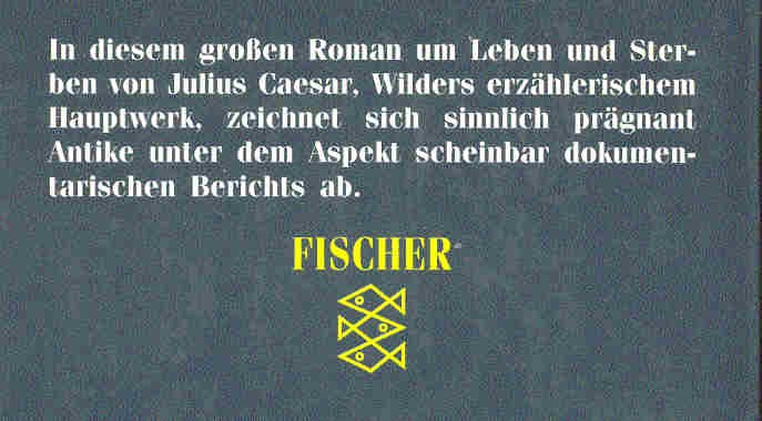 WILDER, THORTON - Die Iden des März