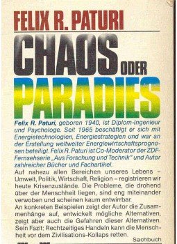 Paturi, Felix R. - Chaos oder Paradies Paturi, Felix R. - Chaos oder Paradies, null 1983 antikvár könyv