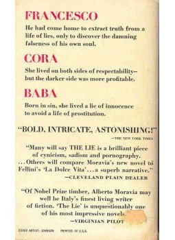 Alberto Moravia - The Lie Alberto Moravia - The Lie, null 1967 antikvár könyv