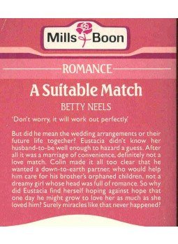 Neels, Betty - A Suitable Match Neels, Betty - A Suitable Match, null 1990 antikvár könyv