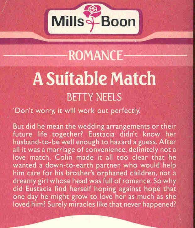 Neels, Betty - A Suitable Match