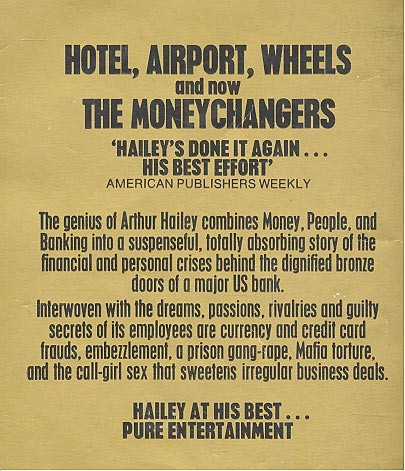 Hailey, Arthur - The Moneychangers