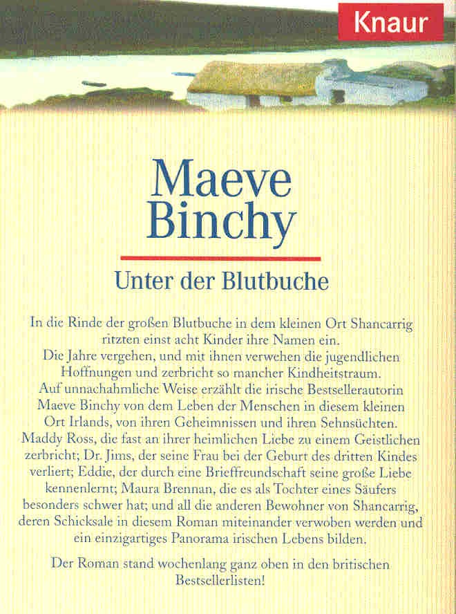 Maeve Binchy - Unter der Blutbuche
