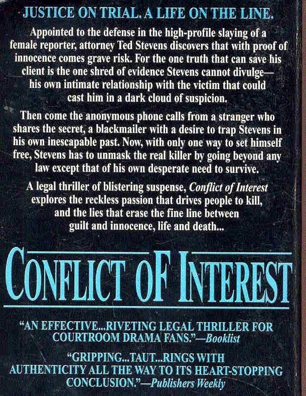 Lewis, Terry - Conflict of Interest