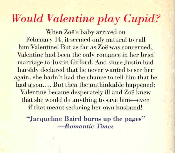Baird, Jacqueline - The Valentine Child